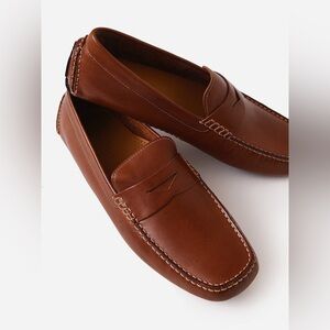 Cole Haan Brown Leather Driving Loafers